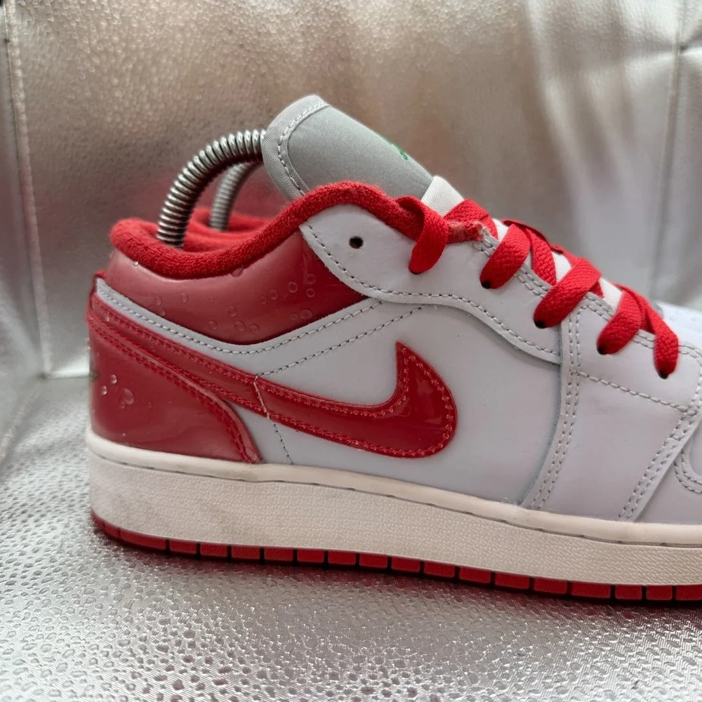 Size 6.5Y Air Jordan 1 Low SE GS Gatorade Pack Red Gray Sneaker Shoes FQ1935-018